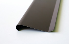 Ламель Гамма для Еврожалюзи, ширина 156 мм, двустороннее полимерное глянцевое покрытие, RAL 7024