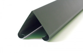 Ламель для Еврожалюзи Твинго МАКС, шаг 70 мм, двустороннее полимерное матовое покрытие, RAL 6020  Зеленый хром