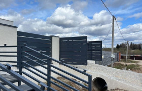 Забор планкен ( ранчо ) 200 мм, сталь 0,7 мм, рал 7024 ппп